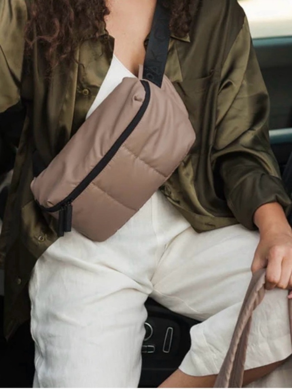 Calpak Luka Belt Bag Waist Bag Fanny Pack Crossbody in Chocolate Light Brown